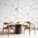 Ver imagem 2 de Papel Parede Decorativo Alltak Lavável Todos Modelos 60cmx5m - Mármore Calacatta Oro Fosco