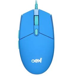 Kit Mouse e Mousepad Vibes AZUL OEX MC200 - 3
