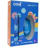 Kit Mouse e Mousepad Vibes AZUL OEX MC200 - 1