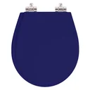 Ver imagem 1 de Assento Sanitario Poliester com Amortecedor Avalon Azul Cobalto para Vaso Ideal Standard