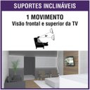 Ver imagem 4 de Suporte de Tv Inclinável Brasforma Sbrp110 Parede de 10 a 55