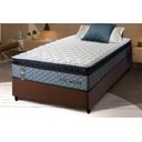Ver imagem 1 de Conjunto Cama Box Espuma Chicago Cinza Solteiro 88x188x57