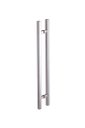 Ver imagem 2 de Puxador Duplo para Vidro ou Madeira 60cm em Aço Inox Polido Brilhante Stainless