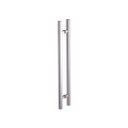 Ver imagem 2 de Puxador Duplo para Vidro ou Madeira 60cm em Aço Inox Polido Brilhante Stainless