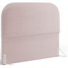 Cabeceira Cama Box Casal 140cm Lanna com Puff Recamier Doha W01 Bouclê Rosê - Lyam Decor - 11