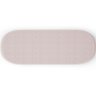 Cabeceira Cama Box Casal 140cm Lanna com Puff Recamier Doha W01 Bouclê Rosê - Lyam Decor - 13