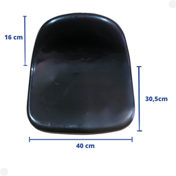 CADEIRA PARA BARCO DE PESCA GIRATÓRIA PILOTEIRO CONCHA PRETA - 5