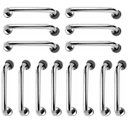 Ver imagem 2 de Barra de Apoio Alça Inox 40cm Kit 14 Unidades Banheiro Deficiente Acessibilidade Idoso Cadeirante Su