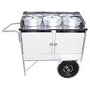 Ver imagem 1 de Carrinho Caldo e Sopa Cefaz Branco com Guarda Sol Bl35p-gs
