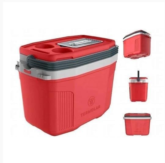 Caixa Térmica Cooler Suv Vermelha 20L- Termolar - 3