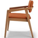 Ver imagem 2 de Kit 04 Cadeiras para Sala de Jantar Estar Living Giorgia B04 Tecido Terracota - Lyam Decor