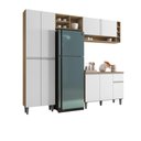 Ver imagem 2 de Cozinha Compacta Atlanta Amendoa Branco