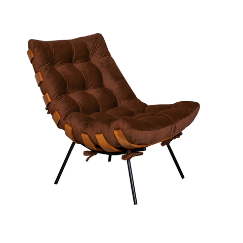 Poltrona Costela Luxo Dora Bela - 0120