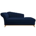 Ver imagem 5 de Diva Recamier Vanessa 160cm Lado Direito Suede Adj Decor Azul Marinho