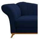 Ver imagem 7 de Diva Recamier Vanessa 160cm Lado Direito Suede Adj Decor Azul Marinho