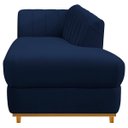 Ver imagem 6 de Diva Recamier Vanessa 160cm Lado Direito Suede Adj Decor Azul Marinho