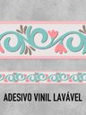 Ver imagem 2 de Faixa Decorativa Adesiva (autocolante) - Arabesco Floral