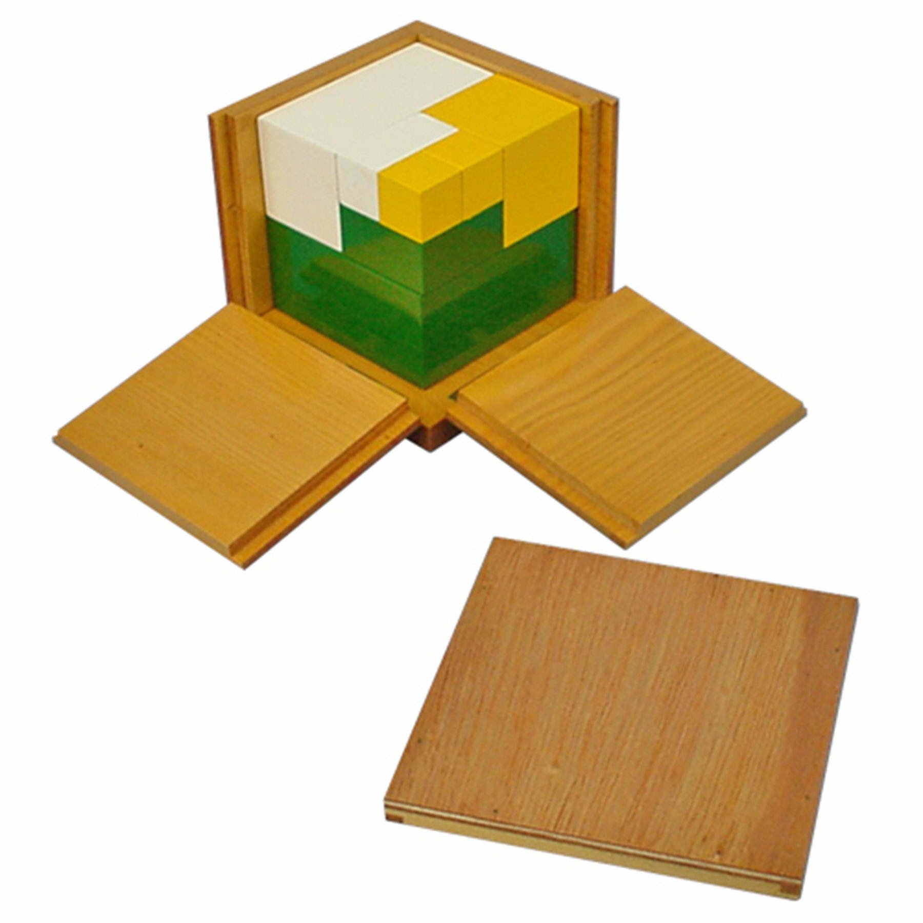 Cubo da Potência do Dois Smirna Montessori Montessoriano - 1