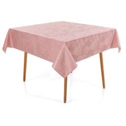 Toalha de Mesa Quadrada 8 Lugares Sempre Limpa Lotus Lilas Karsten - 1