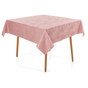 Toalha de Mesa Quadrada 8 Lugares Sempre Limpa Lotus Lilas Karsten
