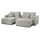 Ver imagem 7 de Sofá 3 Lugares Reclinável 172cm Modulado Console Usb Benedict Boucle K01 - D'rossi