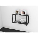 Ver imagem 2 de Nicho Industrial com 2 Prateleiras Brasforma - 60x20cm - Preto