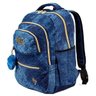 Mochila Feminina Juvenil Notebook Escolar Pompom Coração Azul M3992 - 2
