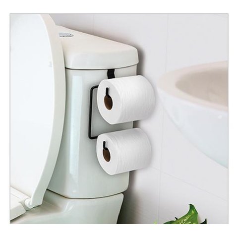 Porta Papel Higiênico Black Duplo para Caixa Acoplada - Arthi