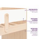 Ver imagem 6 de Cama Elevada com Escada Lateral Artsy Madeiraoriginals