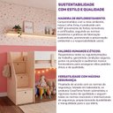 Ver mais imagens de Cama Elevada com Escada Lateral Artsy Madeiraoriginals