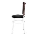 Ver imagem 4 de 6 Cadeiras para Mesa Branca Hawai Avelã:preto