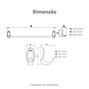 Ver imagem 3 de Kit Acessórios para Banheiro 5 Peças Linha Delicato Cor Bege e Cromado Durín