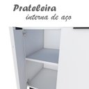 Ver imagem 4 de Cozinha Completa Gabinete Para Pia 150cm e Armário Aéreo Jupter Cozimax Cinza Argila