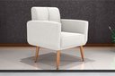 Ver imagem 1 de Poltrona Decorativa Havana Boucle Bege F492 - Matrix