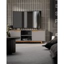 Ver imagem 4 de Rack Bancada Flow Cinza/freijó – Ej Móveis