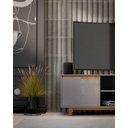 Ver imagem 7 de Rack Bancada Flow Cinza/freijó – Ej Móveis