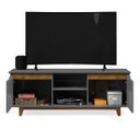 Ver mais imagens de Rack Bancada Flow Cinza/freijó – Ej Móveis