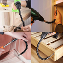 Ver imagem 2 de Kit Cabo Extensor Eixo Prolongador Flexível Parafusadeira