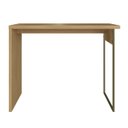 Ver imagem 5 de Mesa Escrivaninha 100cm P/ Quarto C/ Lateral Metal 100% Mdf