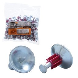 Pino Liso com Arruela Conica 100pcs - Bestfer - 1