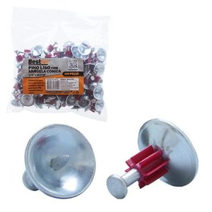 Pino Liso com Arruela Conica 100pcs - Bestfer