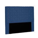 Ver imagem 1 de Cabeceira Tania Para Cama Box Queen 160 cm Suede Azul Marinho - D’Rossi