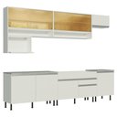 Ver imagem 2 de Cozinha Completa Verona Armário e Balcão Branco Madesa