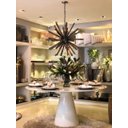Ver imagem 2 de Mesa de Jantar Cone Redonda 70 Cm Laqueada Linn Shop Mesa de Jantar Cone Madeira Branco