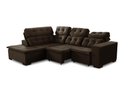 Ver imagem 2 de Sofá de Canto Retrátil e Reclinável 6 Lugares Pillow Top Suede Berlim Marrom Café