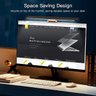 Barra de Luz LED Monitor Tela Computador Notebook Lâmpada Luminária Iluminação Brilho Ajustá - Preto - 6