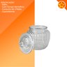 Jogo de Potes Porta Mantimento Hermético de Vidro 3 Peças 620ml Casa Ambiente - 3