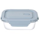 Ver imagem 2 de Conjunto De Potes De Vidro Hermético 3pçs Azul - JGTI042