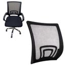 Ver imagem 1 de Encosto Apoio Lombar Cadeira de Escritorio Ergonomico Ajustavel Postura Conforto Mesh Trabalho Casa