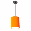 Ver imagem 1 de Lustre Luminária Pendente Vivare Free Lux Pe-4104pr Cúpula em Tecido 15x25cm